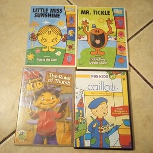 4 pack kids DVDs